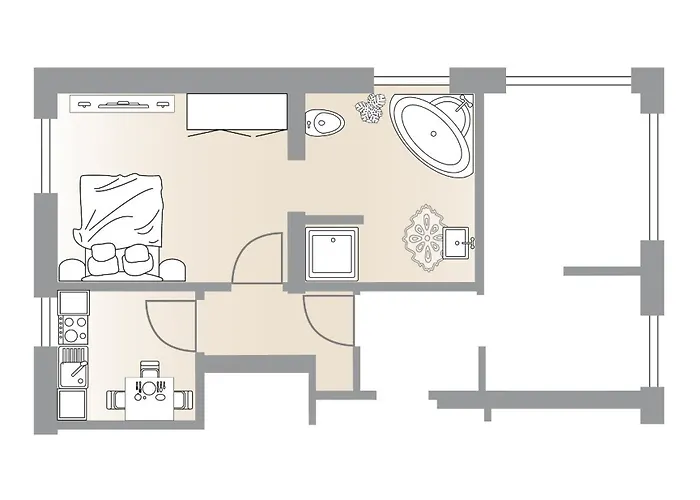 公寓 Im Tal Oberried